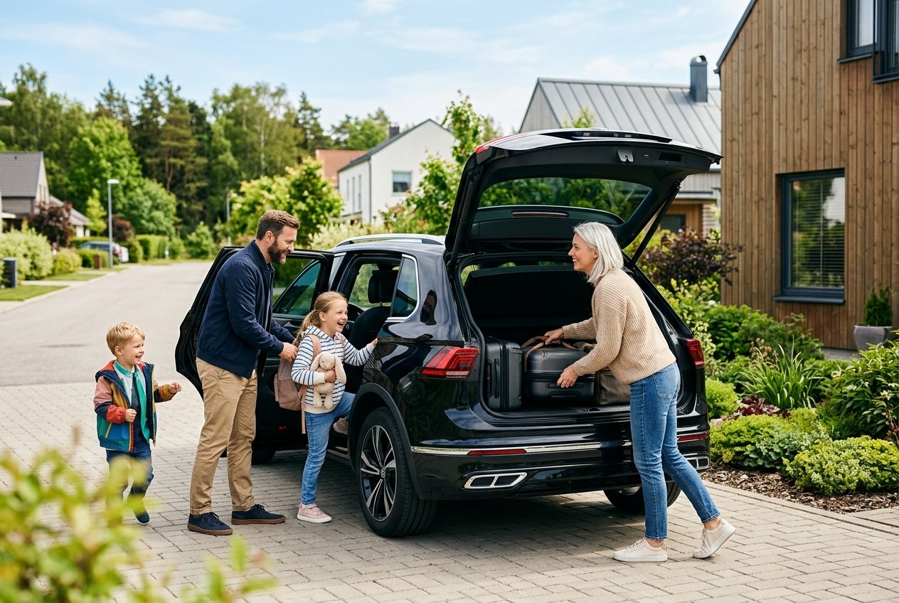 Volkswagen Tiguan: universalus SUV šeimai ir kasdienėms kelionėms